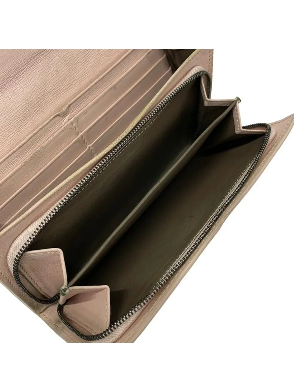 Bottega Veneta Wallet Intrecciato Pink Leather